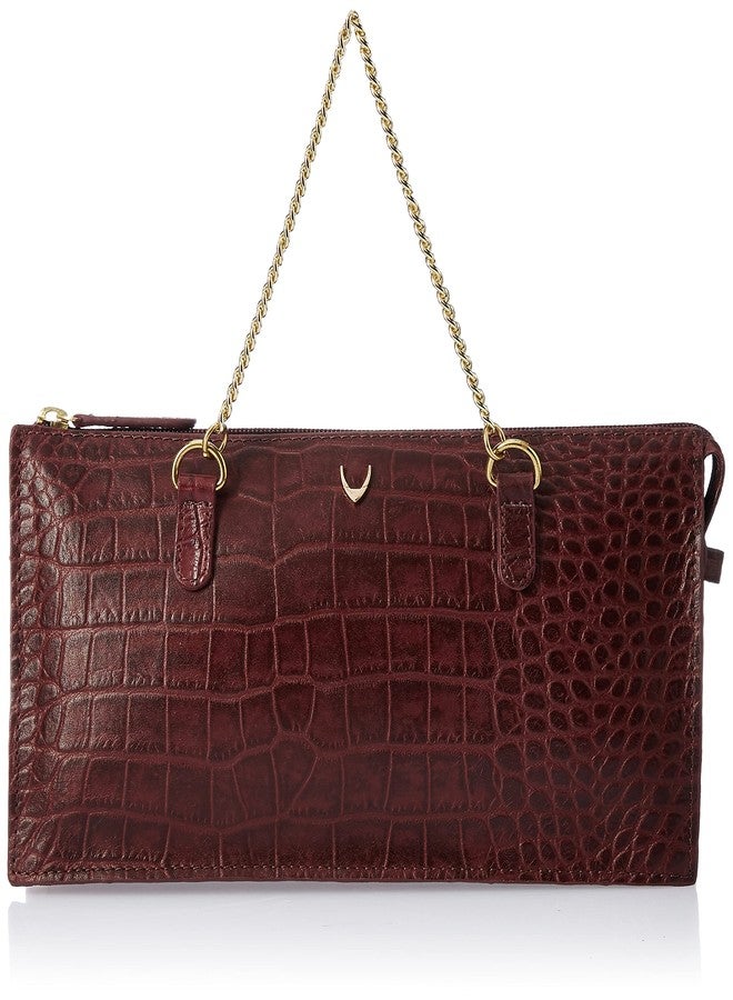 هاي ديزاين حقيبة يد جلدية من هايدساين - حمراء - Image 1